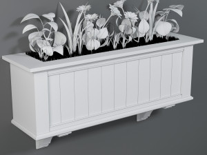 Outdoor vase 3D Model