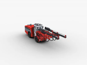 Sandvik Drill Rig Underground 3D Model