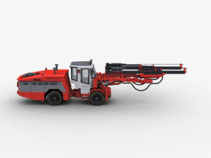Sandvik Drill Rig Underground 3D Model