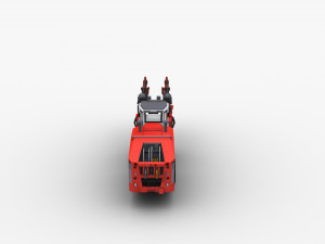 Sandvik Drill Rig Underground 3D Model