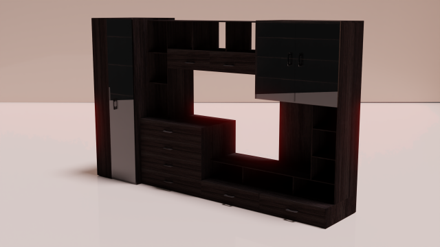 Wardrobe Modelo 3D .c4d .max .obj .3ds .fbx .stl .blend 