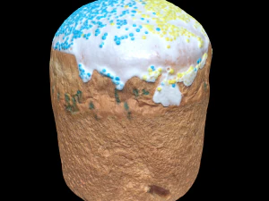 Wielkanocne ciasto Model 3D