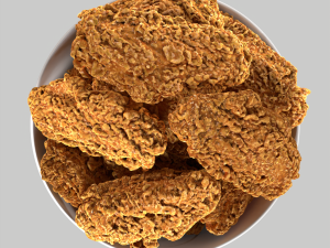 KFC 12 unique chicken wings bucket 3D मॉडल