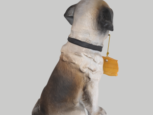 Dog statue Modello 3D