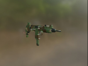 Low Poly Uzi Model 3D