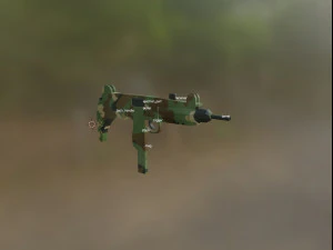 Low Poly Uzi 3D Model