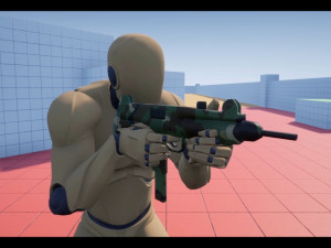 Low Poly Uzi Model 3D