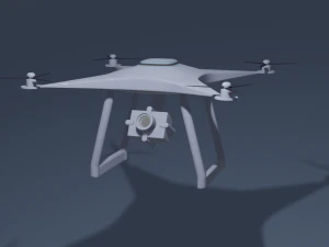 Drone with camera 3D Model