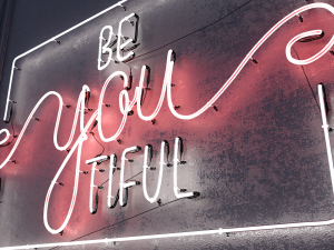 Neon Sign Be You Tiful 3D मॉडल
