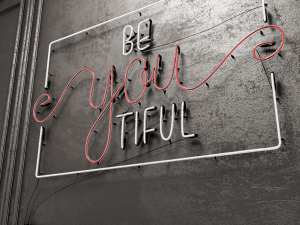 Neon Sign Be You Tiful 3D मॉडल