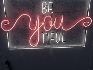 Neon Sign Be You Tiful 3D मॉडल