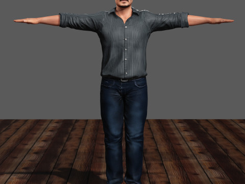 Johnny Depp 3D Model