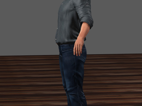 Johnny Depp 3D Model