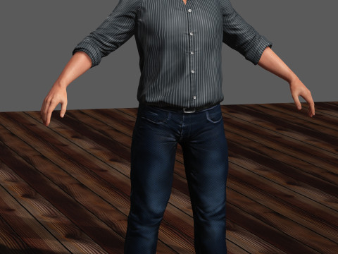 Johnny Depp 3D Model