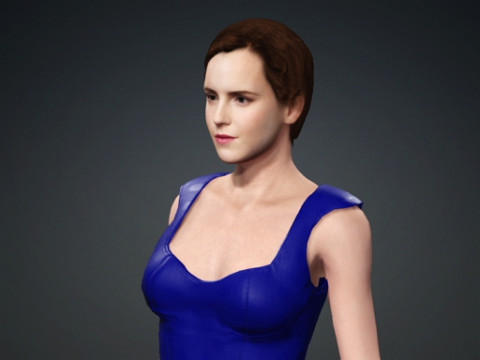Emma Watson Model 3D