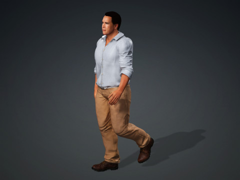 Arnold Schwarzenegger 3D 模型