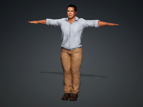 Arnold Schwarzenegger 3D 模型