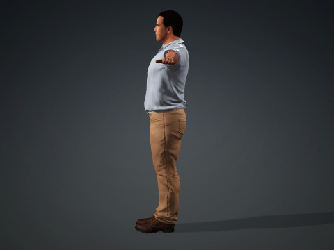 Arnold Schwarzenegger 3D 模型