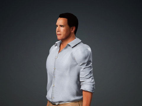 Arnold Schwarzenegger 3D 模型