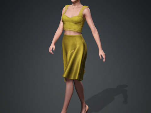 Cameron Diaz 3Dモデル