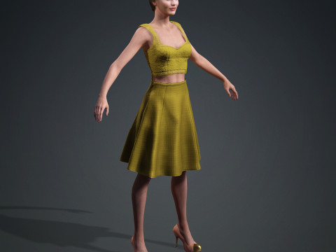 Cameron Diaz 3Dモデル