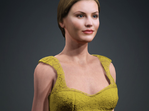Cameron Diaz 3Dモデル