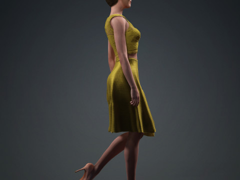 Cameron Diaz 3Dモデル
