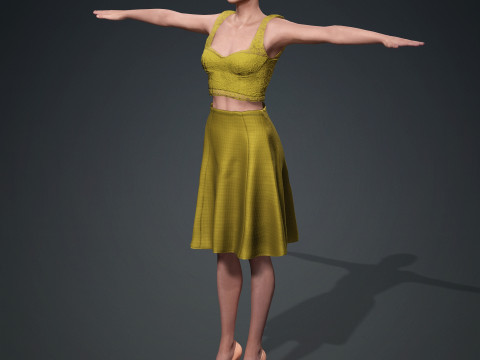 Cameron Diaz 3Dモデル