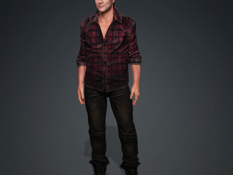 Jim Carrey Modello 3D