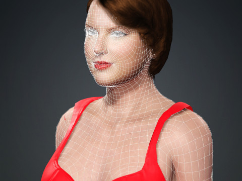 Taylor Swift 3D मॉडल