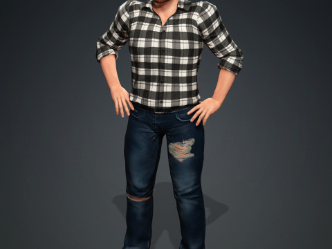 Travis Kelce 3D मॉडल