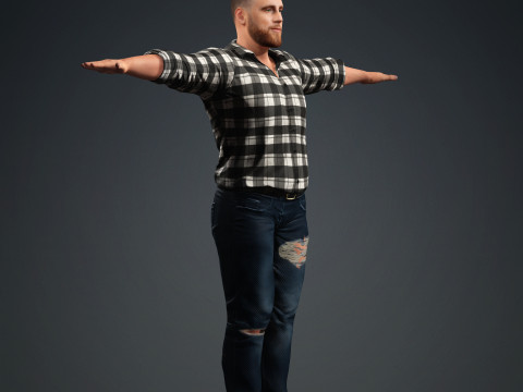 Travis Kelce 3D मॉडल
