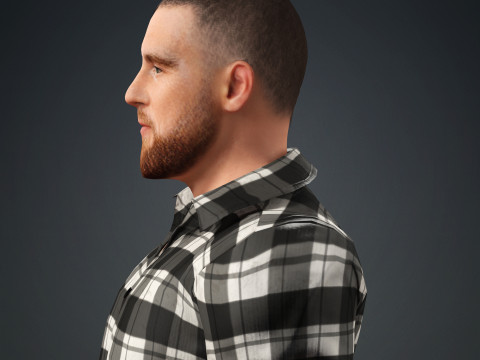 Travis Kelce 3D मॉडल