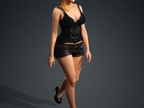 Sydney Sweeney 3D Model