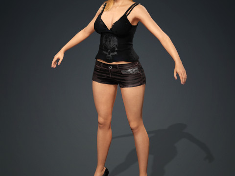 Sydney Sweeney 3D Model