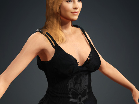 Sydney Sweeney 3D Model