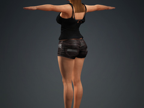 Sydney Sweeney 3D Model