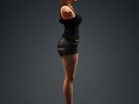 Sydney Sweeney 3D Model