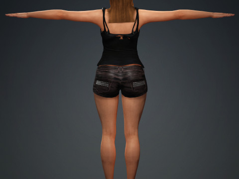 Sydney Sweeney 3D Model