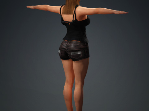 Sydney Sweeney 3D Model