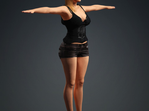 Sydney Sweeney 3D Model