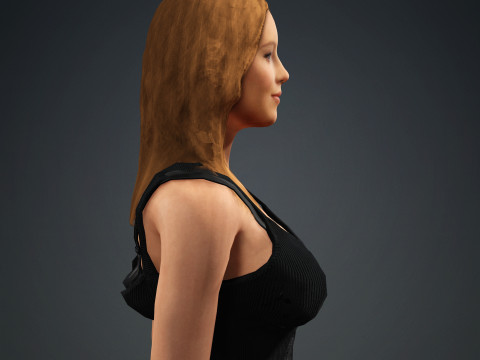 Sydney Sweeney 3D Model