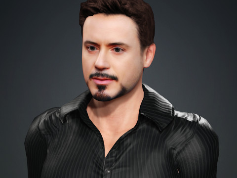 Robert Downey Jr 3D Model