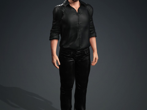 Robert Downey Jr 3D Model