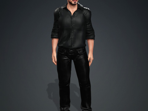 Robert Downey Jr 3D Model