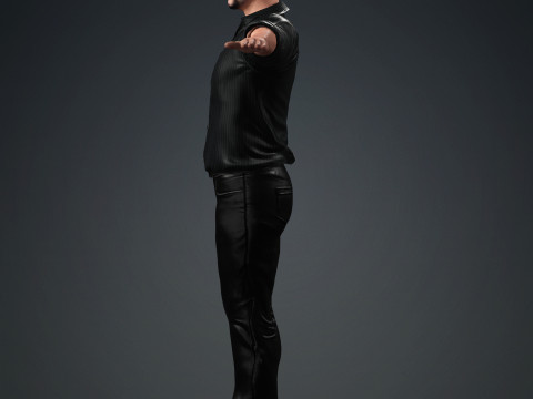 Robert Downey Jr 3D Model