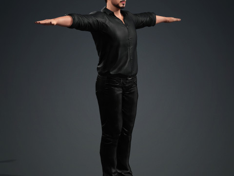 Robert Downey Jr 3D Model