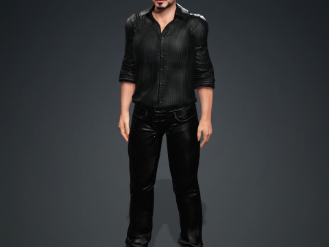 Robert Downey Jr 3D Model