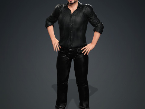 Robert Downey Jr 3D Model