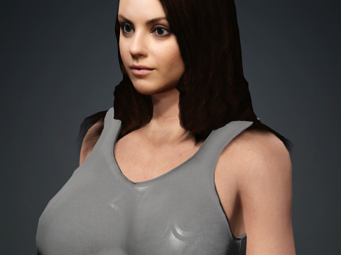 Mila Kunis Modelo 3D
